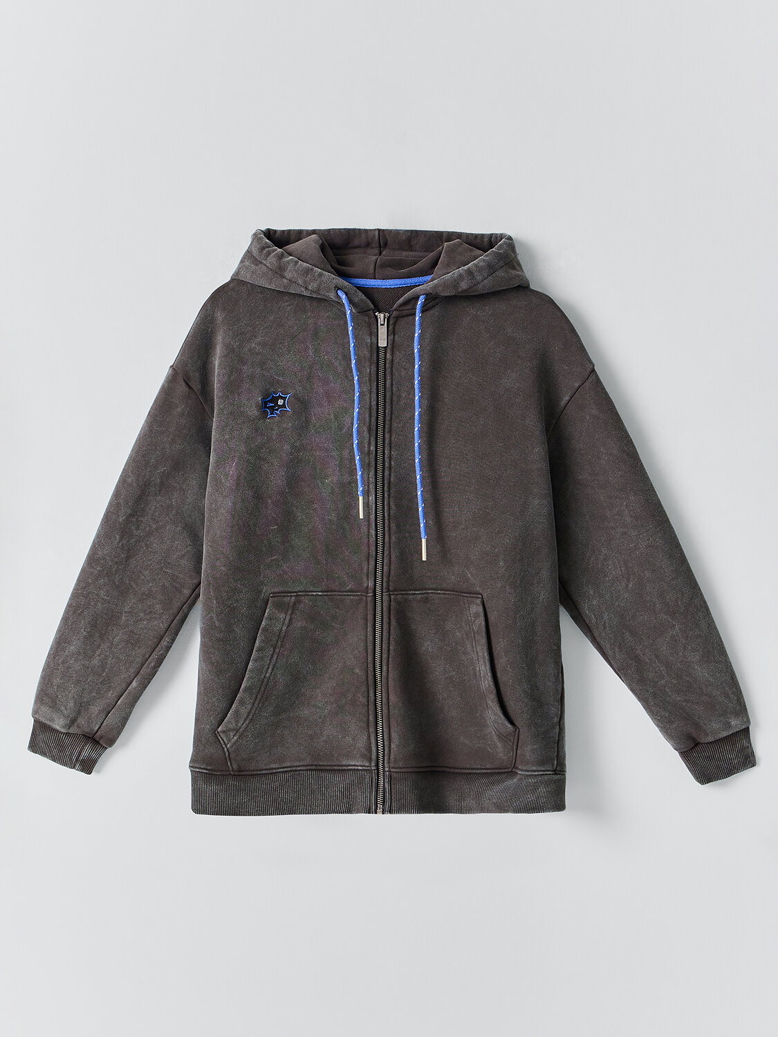 MARK FORMELLE Толстовка 601521 363345-1 ACID WASH на обсидиане
