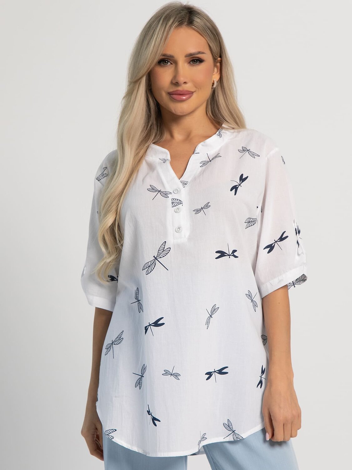 LT Collection Блуза 601657 Б15947-4М Белый