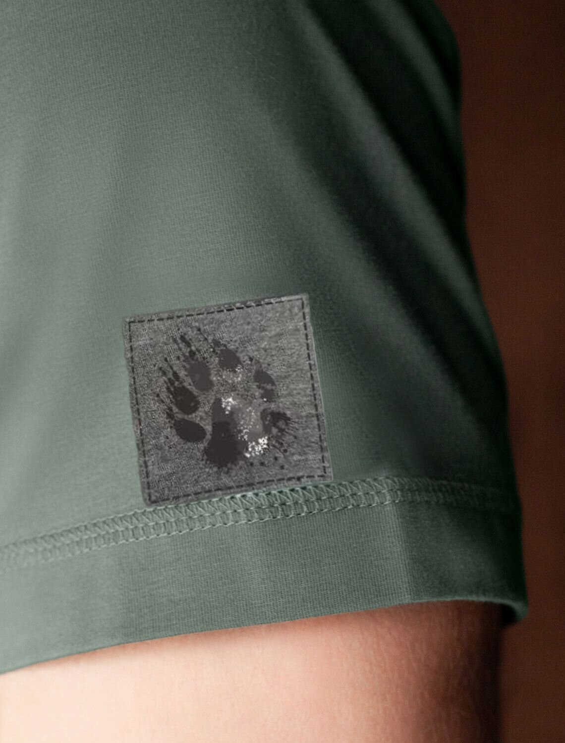 VILATTE Футболка 601710 U49.068 т.оливковый_wildlife