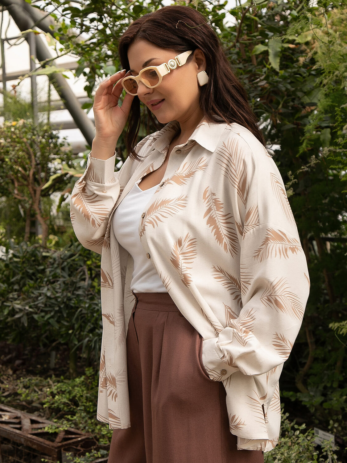 LT Collection Рубашка 601754 Б16180-1М Бежевый
