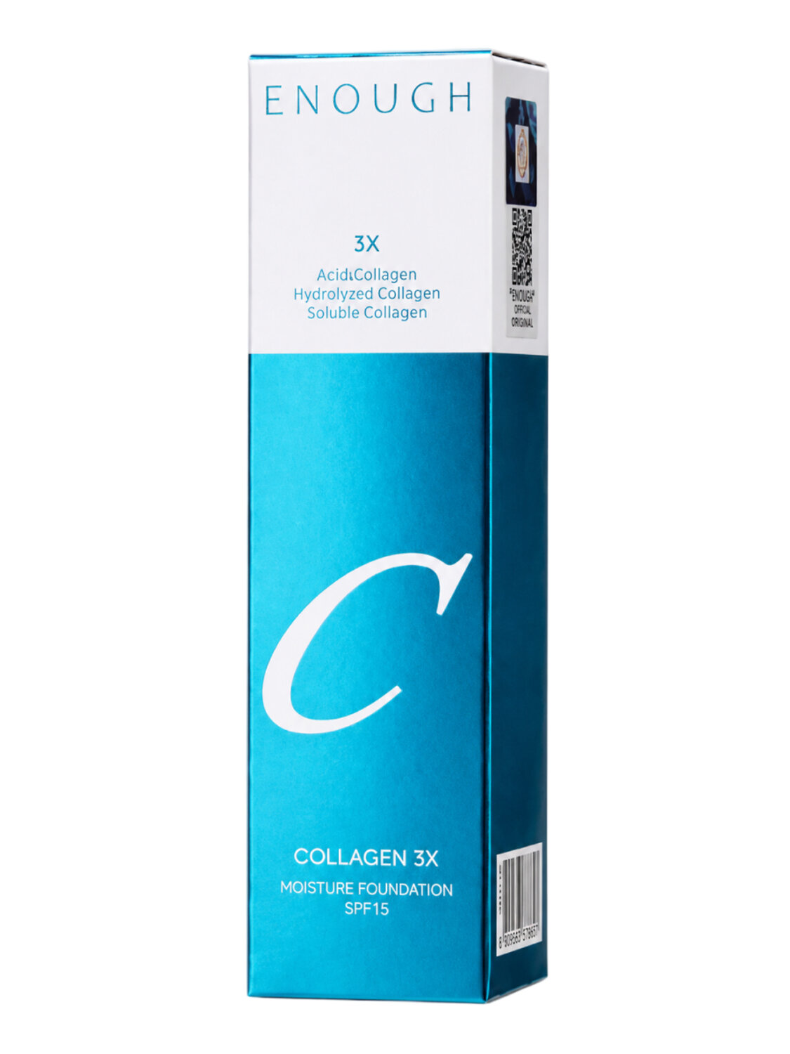 Enough Увлажняющий тональный крем для лица с коллагеном N00 / Collagen 3X Moisture Foundation SPF15, слоновая кость, 100 мл 601839 28592 