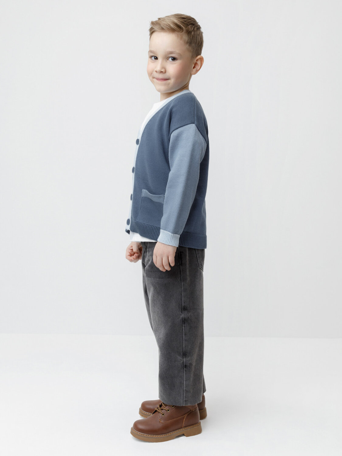 CROCKID Кардиган 601949 КВ 30177 джинс