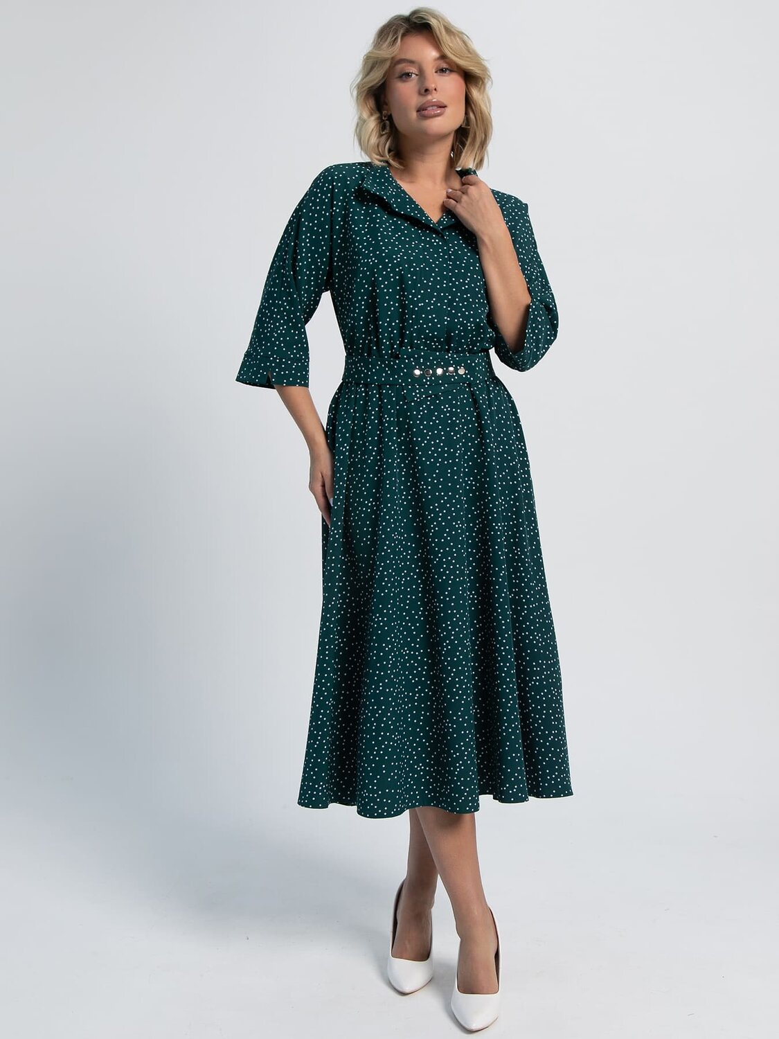 LT Collection Платье 602085 П16140-16М Зеленый