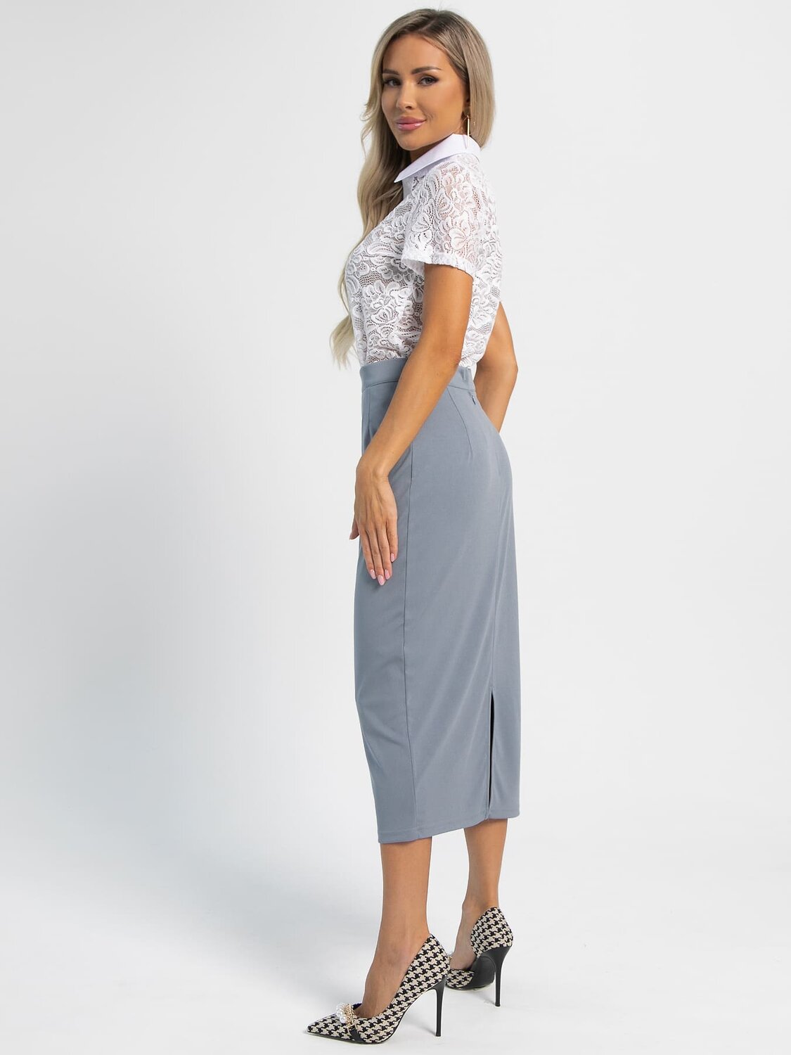 LT Collection Юбка 602095 Ю16170-10М Серый