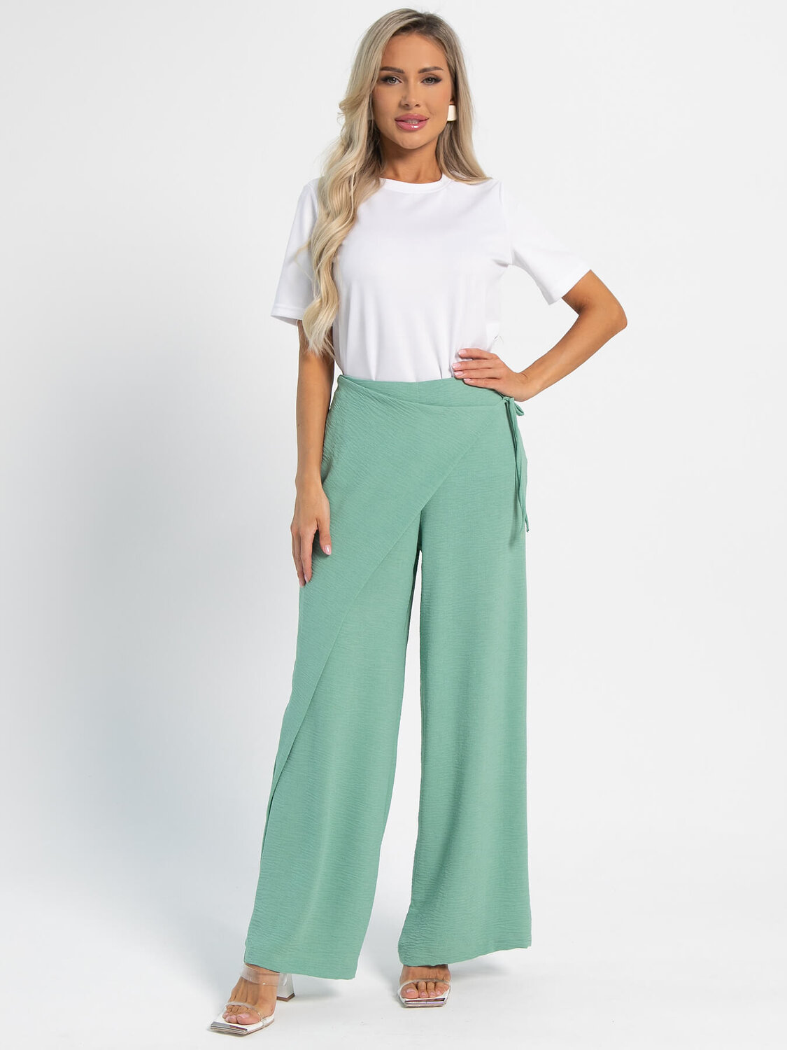 LT Collection Брюки 602103 Б16167-10М Зеленый