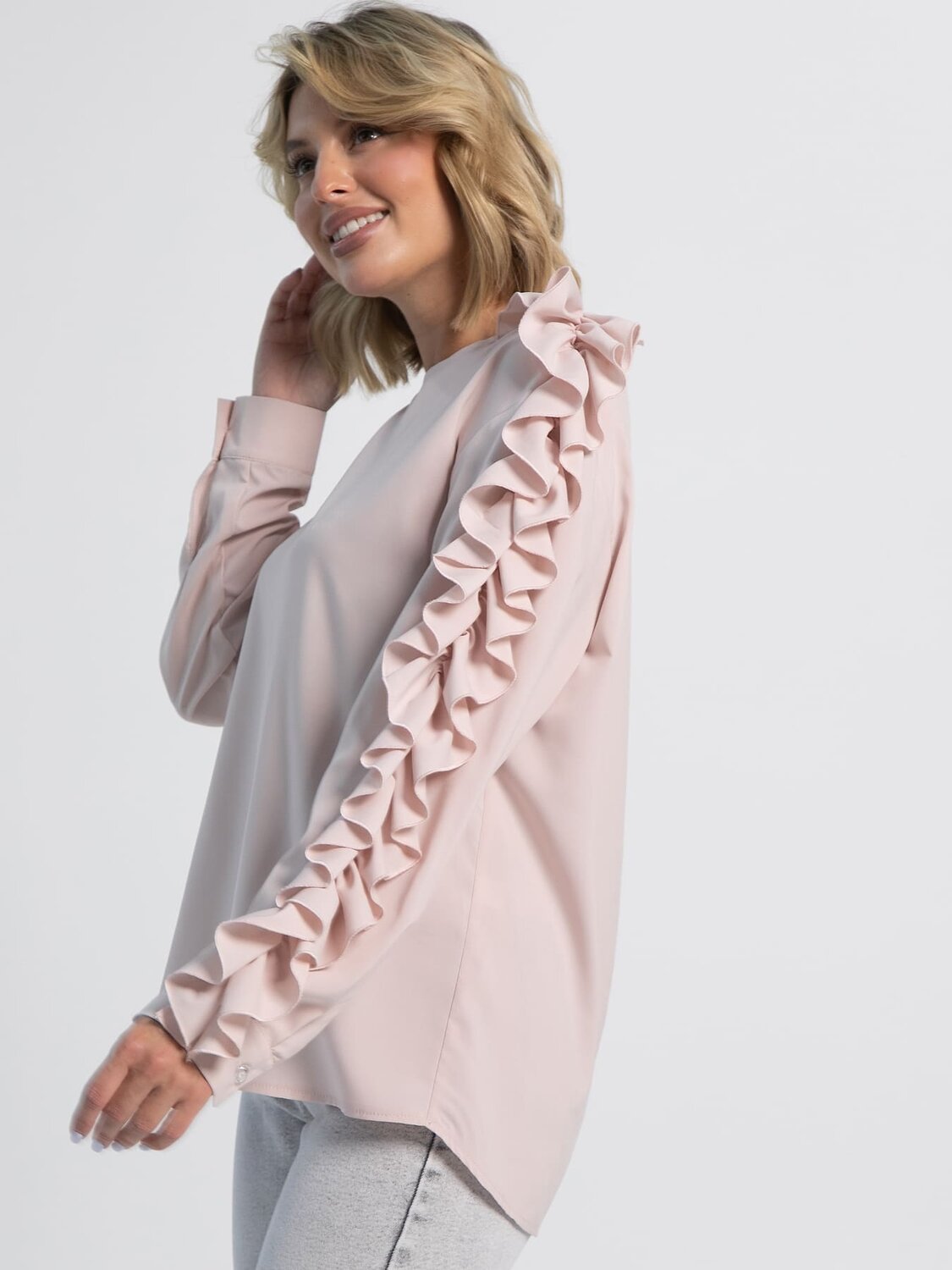 LT Collection Блуза 602109 Б16177-16М Бежевый