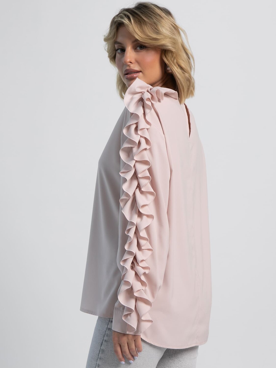 LT Collection Блуза 602109 Б16177-16М Бежевый