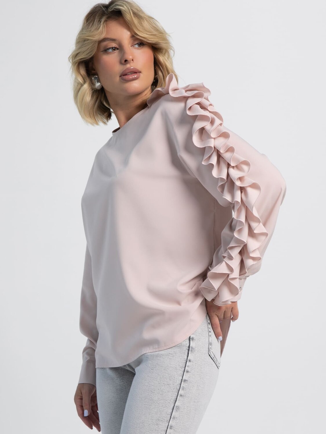 LT Collection Блуза 602109 Б16177-16М Бежевый