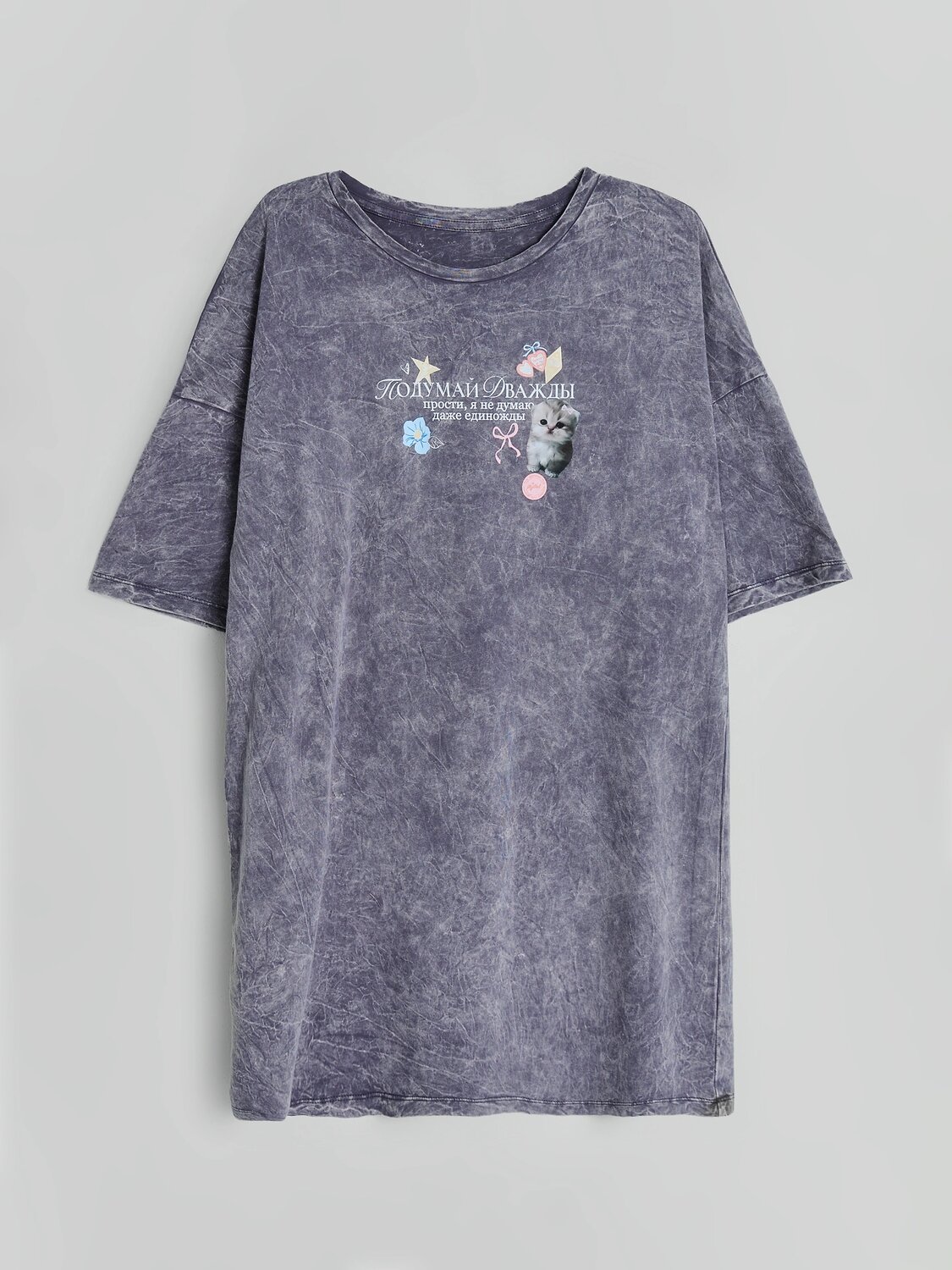 MARK FORMELLE Туника 602547 512079 ACID WASH обсидиан +печать