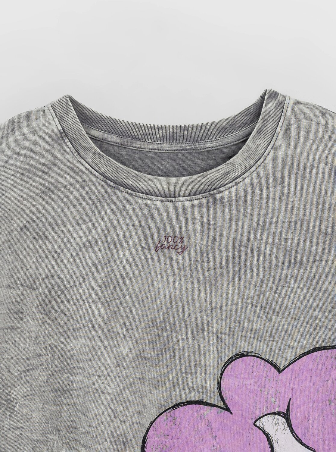 MARK FORMELLE Футболка 602561 112961 ACID WASH серебристо -серый +печать