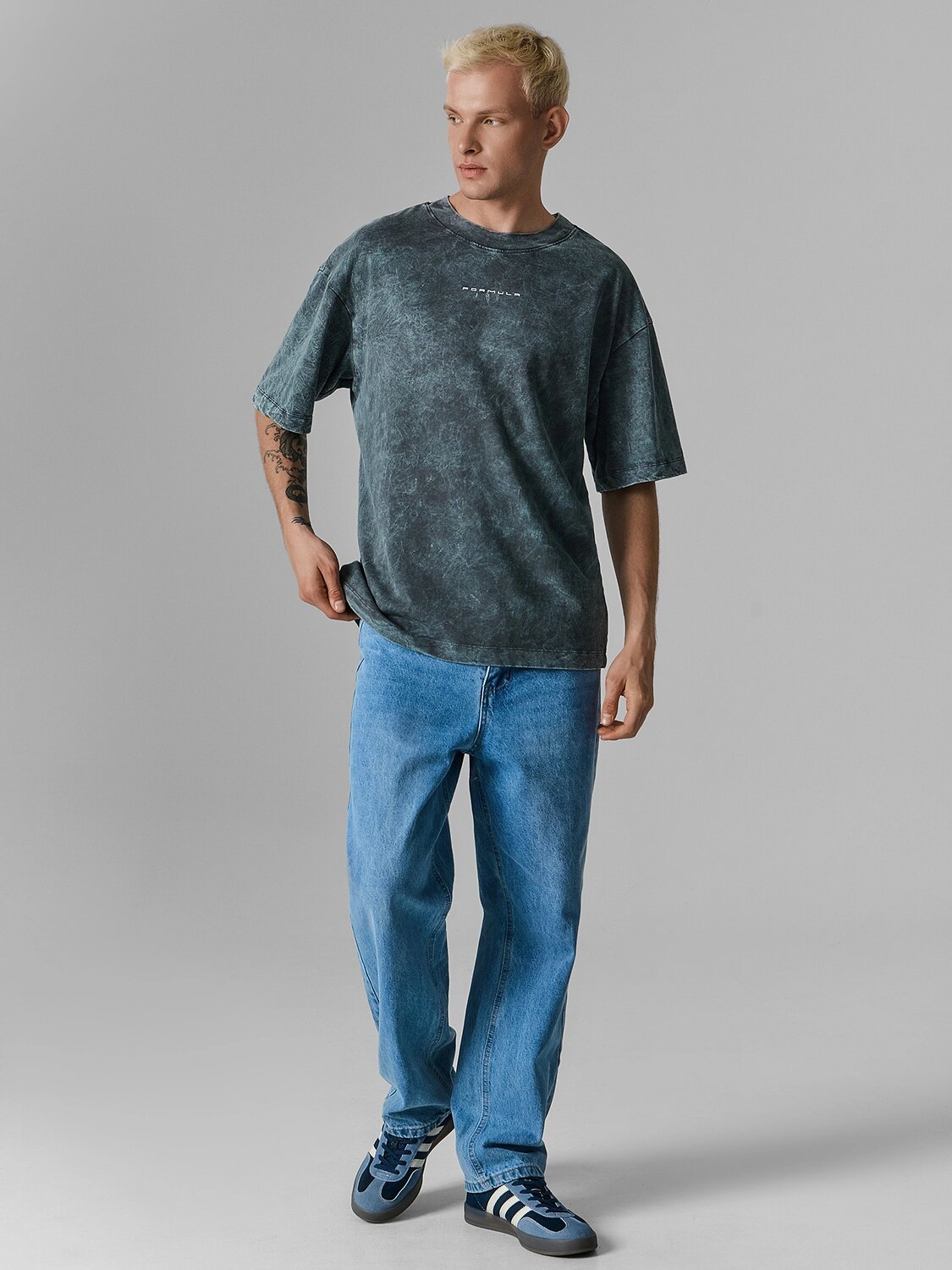 MARK FORMELLE Футболка 602567 111883 ACID WASH железо +печать