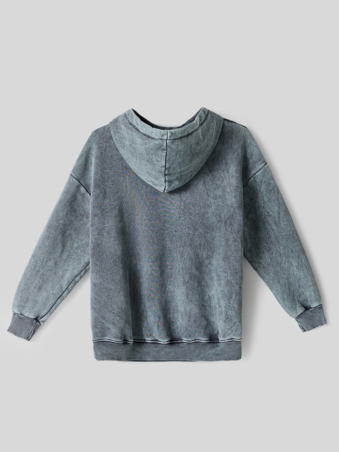 MARK FORMELLE Худи 602631 127886 ACID WASH сумрачный серый +печать