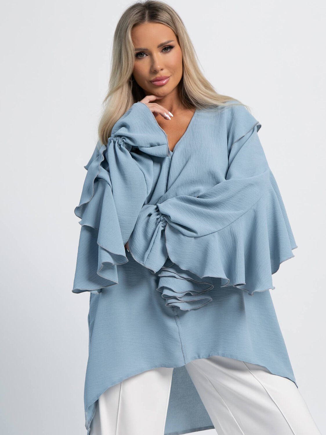 LT Collection Блуза 603467 Б16135-39М Голубой