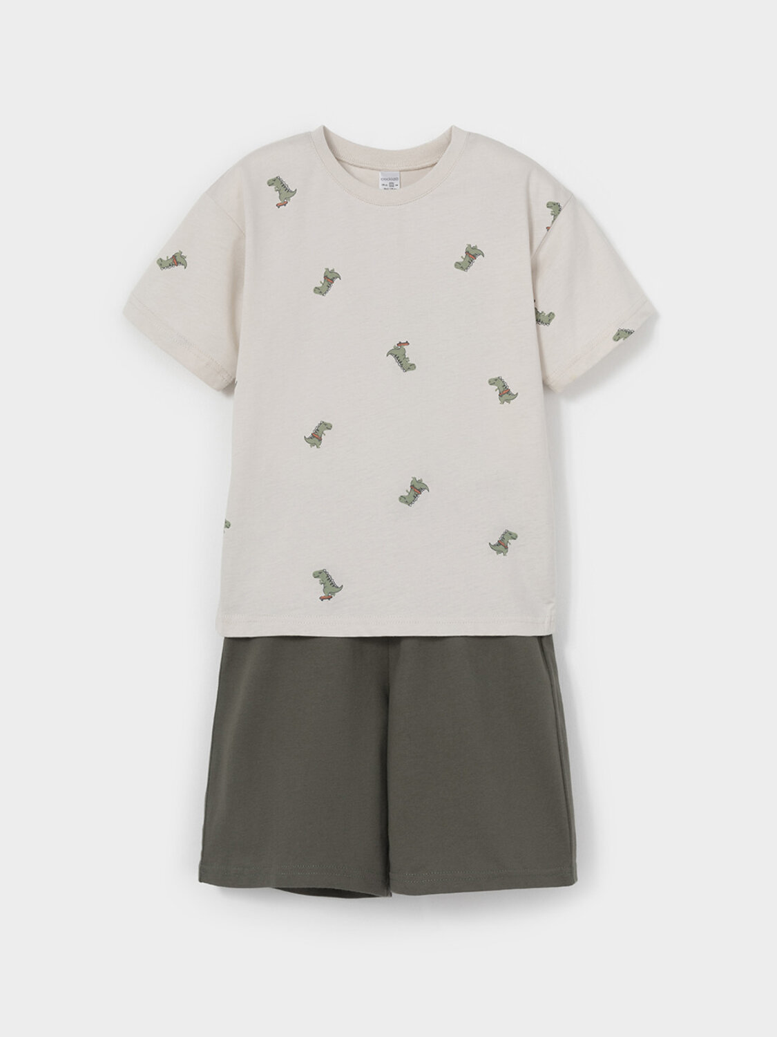 CROCKID Пижама 603527 МП 1697 кремовый, хаки