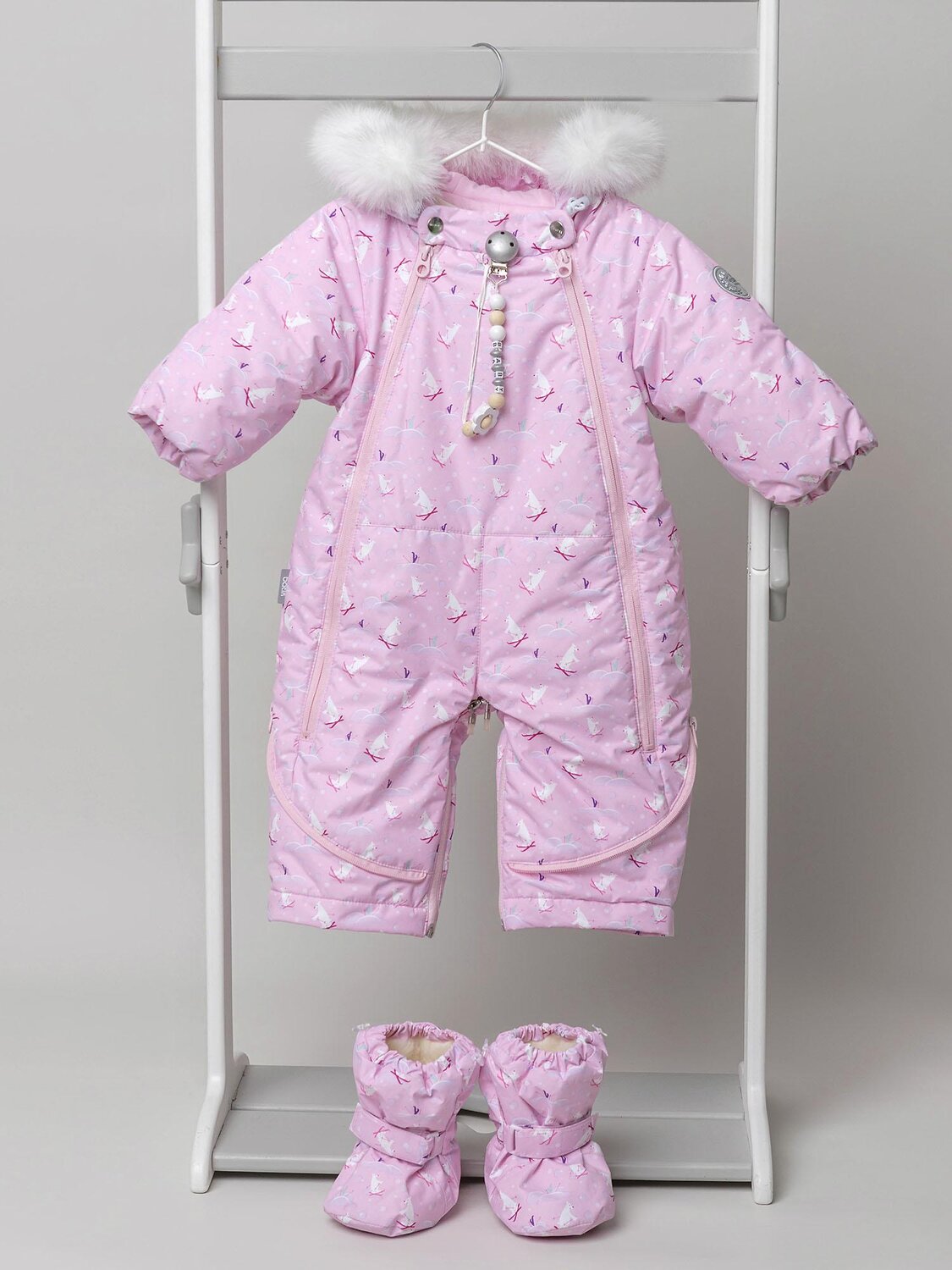 BATIK Комбинезон 603753 0312-27з-3 Принт/розовый