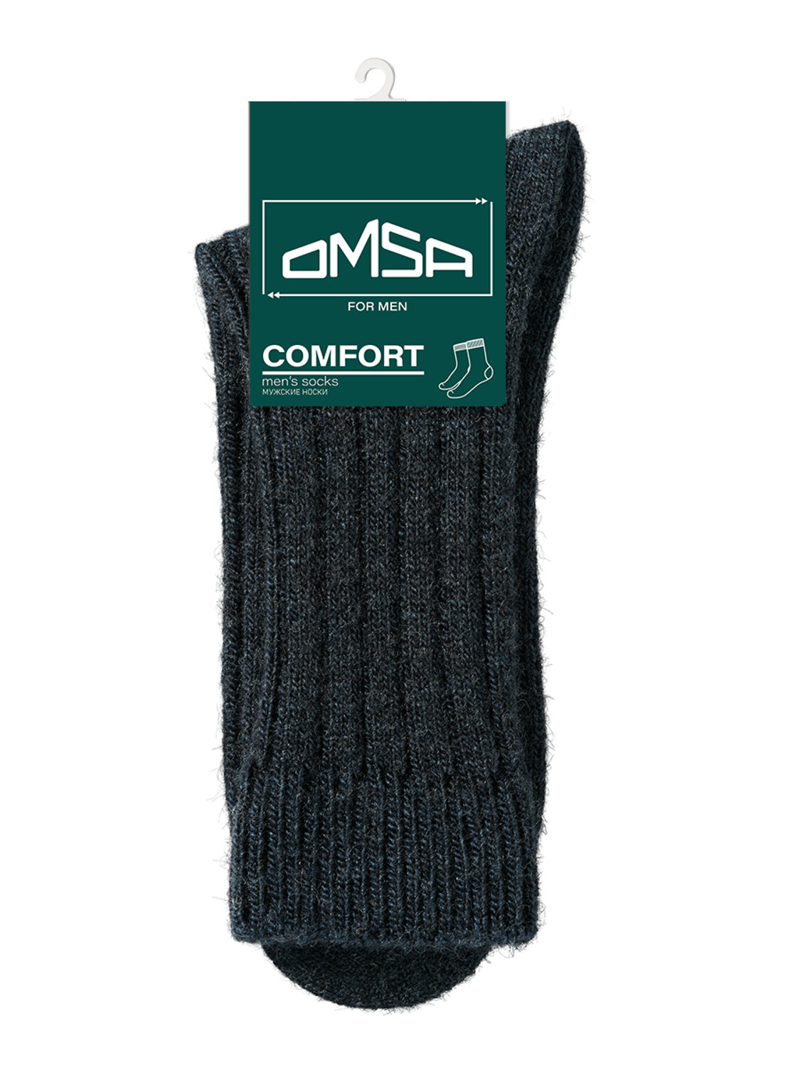 Omsa Носки 604481 OMSA COMFORT 307, WO Blu Melange (Синий)