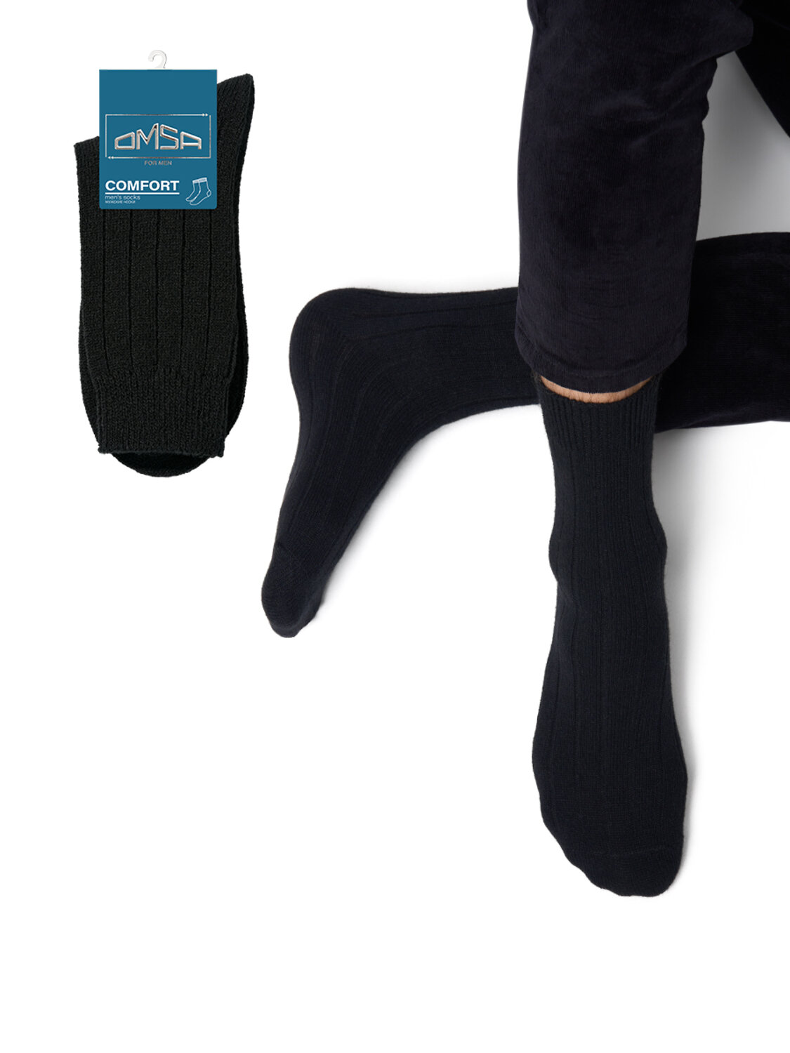 Omsa Носки 604485 OMSA COMFORT 306, WO+PC Nero (Черный)