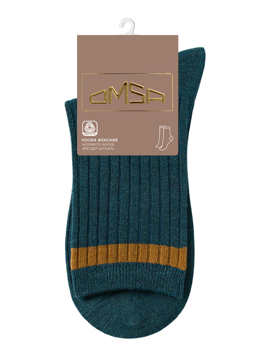 Omsa Носки 604493 OMSA COMFORT 355, WO+PC Oceania (Синий)