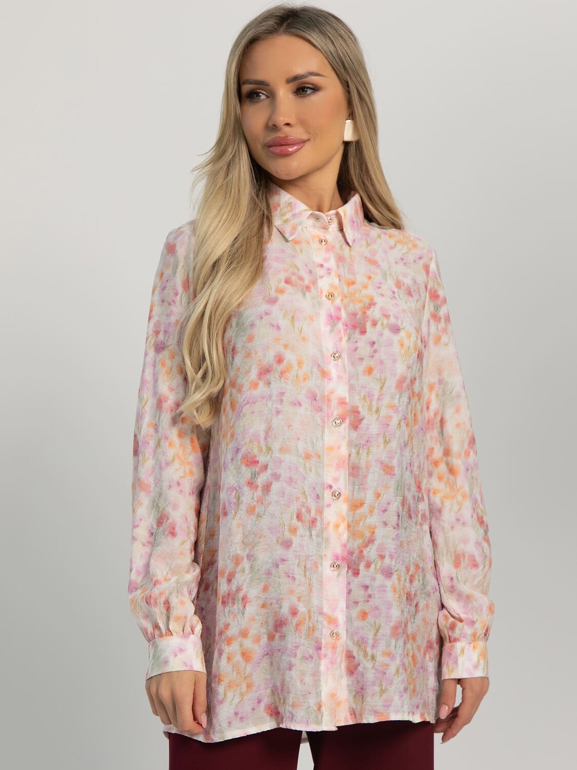 LT Collection Блуза 604636 Б16186-30М Розовый