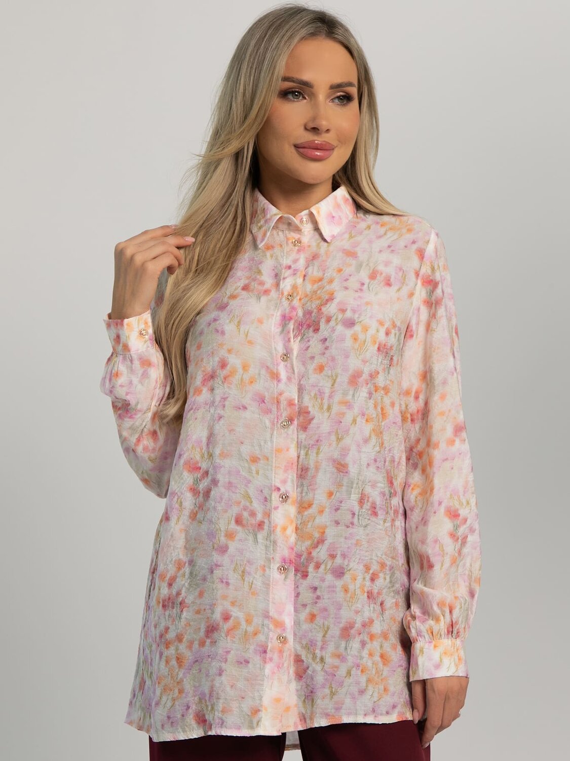LT Collection Блуза 604636 Б16186-30М Розовый