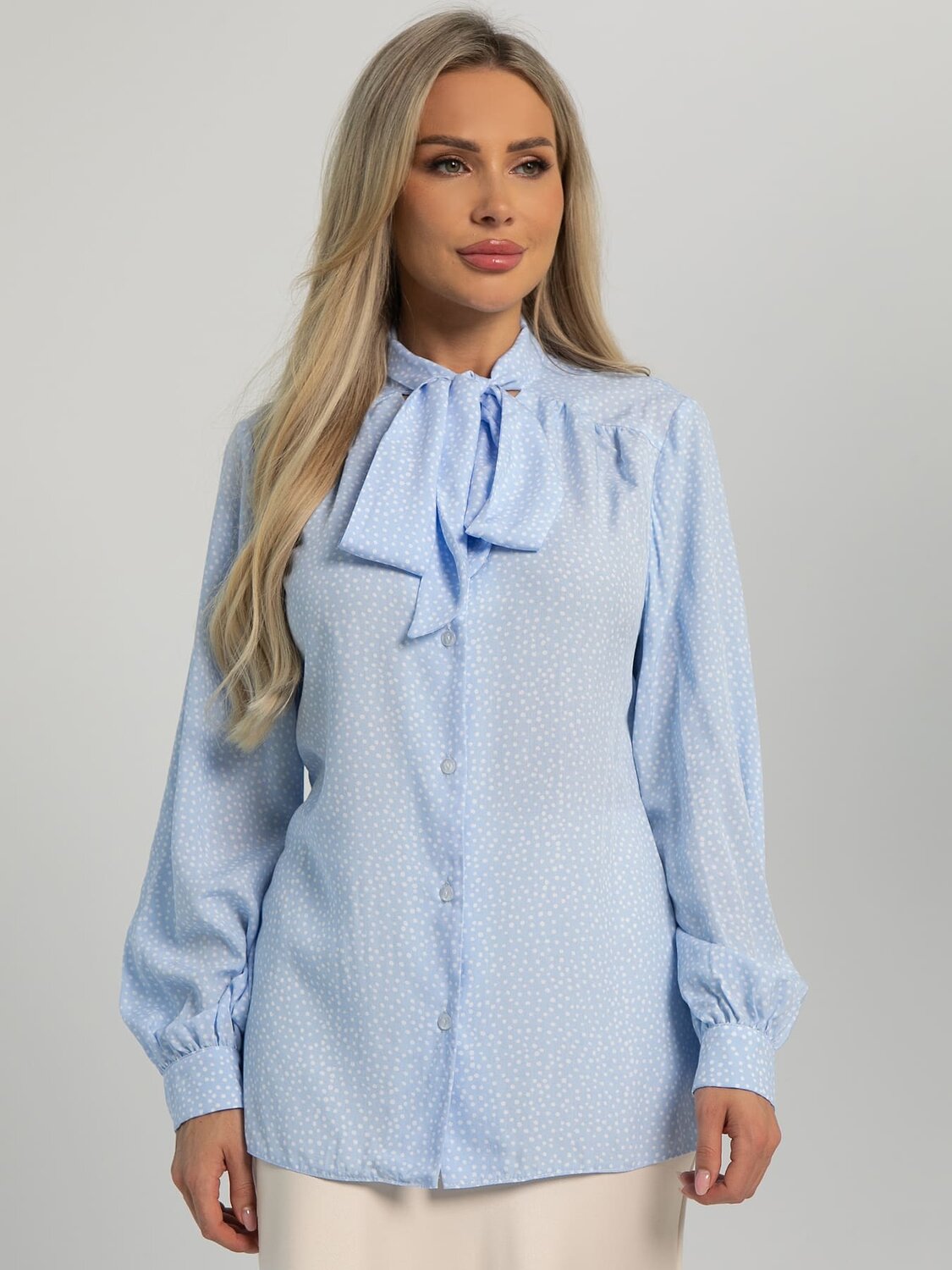 LT Collection Блуза 604639 Б16188-30М Голубой