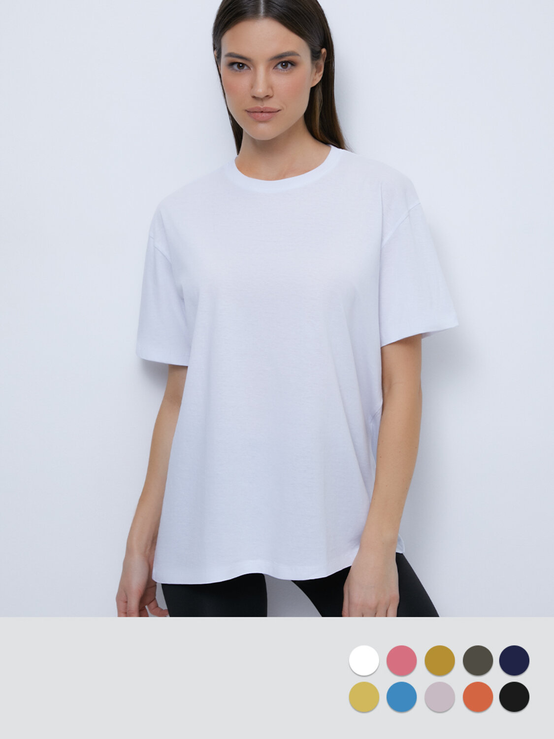 Omsa Футболка 604729 OmT_D1301 Фуфайка (футболка) женская OVERSIZE, CO Lilla (Фиолетовый)