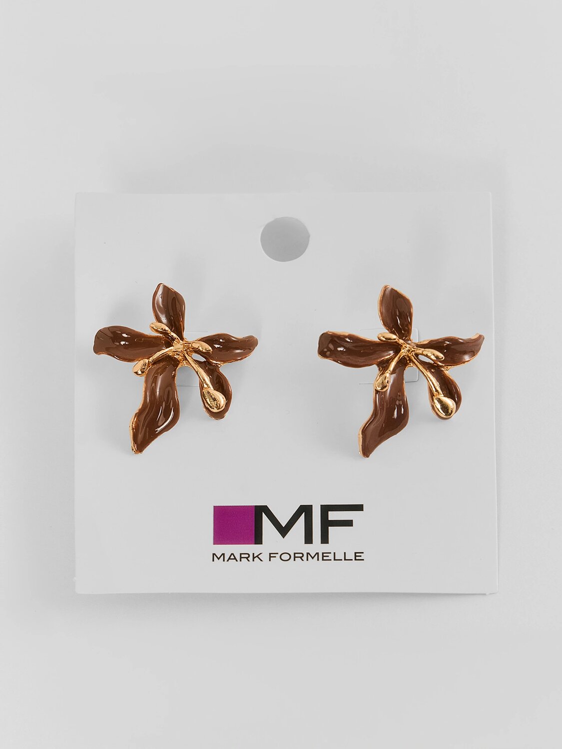 MARK FORMELLE Серьги 604839 KS04-17109 коричневый
