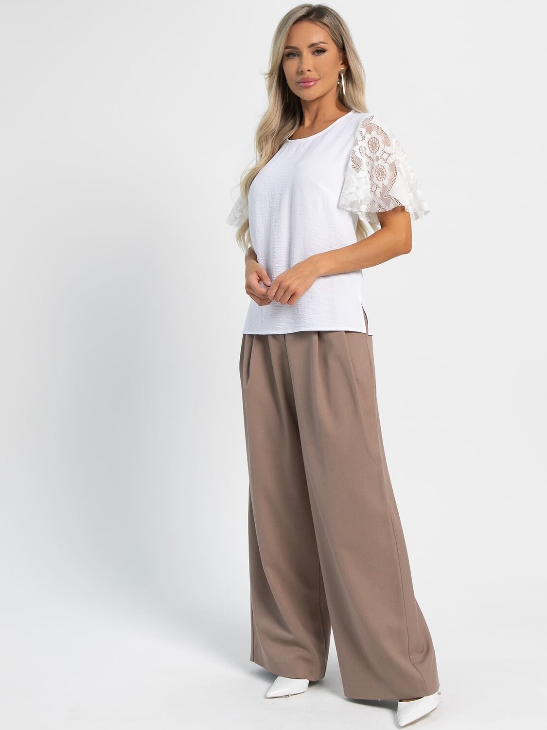 LT Collection Блуза 604901 Б16204-48М Белый