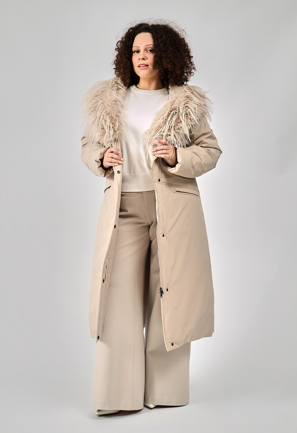 DIMMA Пальто 605254 2702 Бежевый