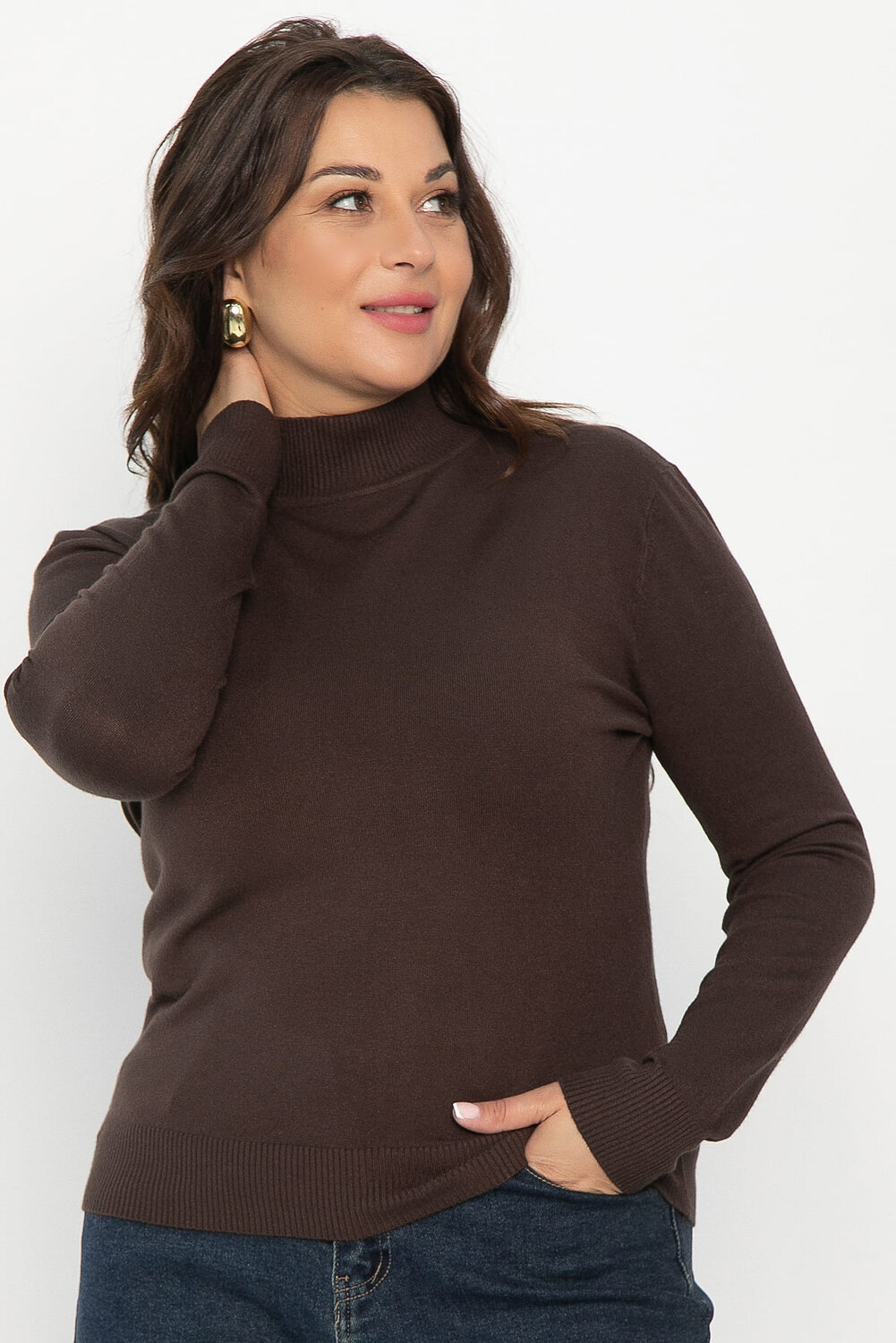 LT Collection Водолазка 605309 Б14553-20М Коричневый