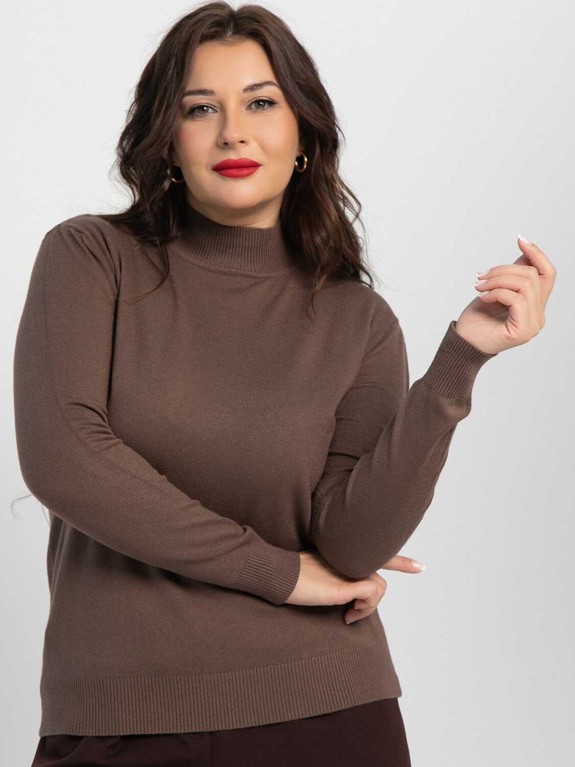LT Collection Водолазка 605311 Б16197-20М Коричневый