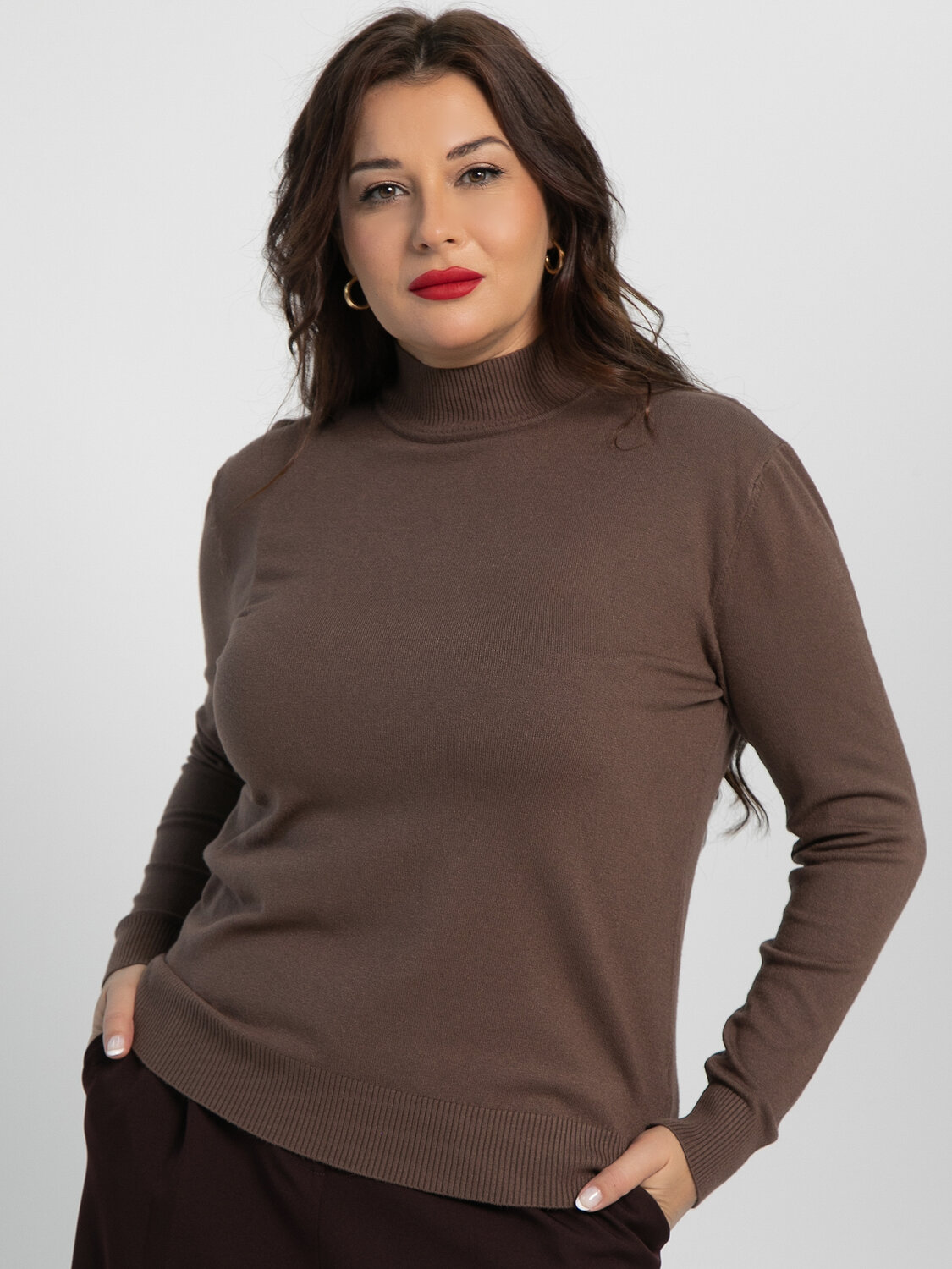 LT Collection Водолазка 605311 Б16197-20М Коричневый