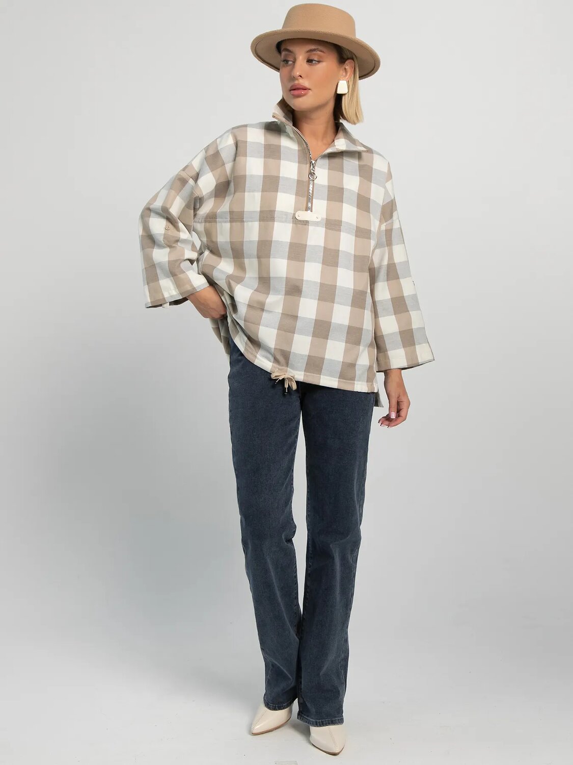 LT Collection Рубашка 605312 Б16209-18М Бежевый