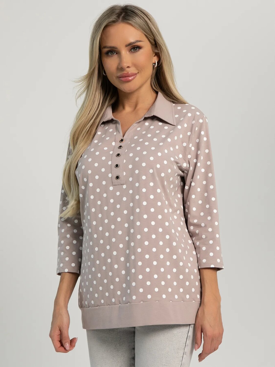 LT Collection Блуза 605313 Б16210-18М Бежевый