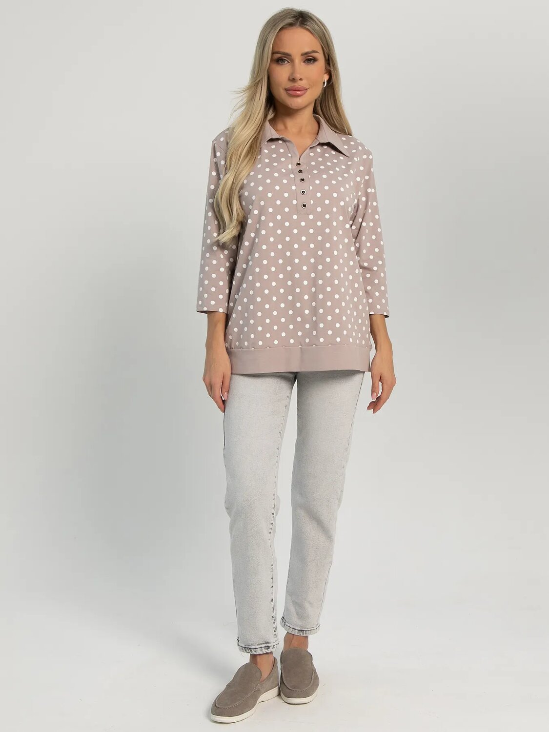LT Collection Блуза 605313 Б16210-18М Бежевый