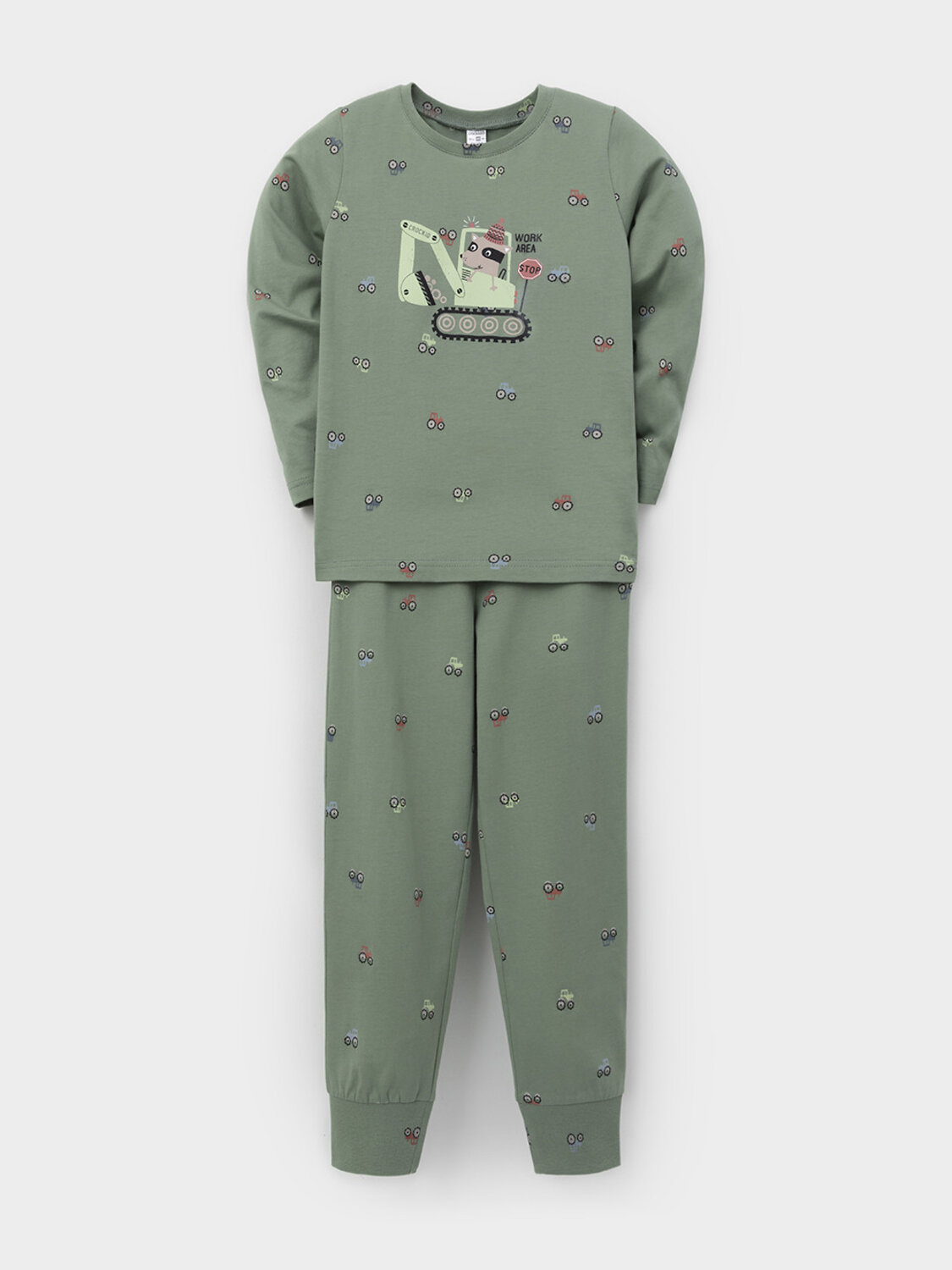 CROCKID Пижама 605354 К 1637 оливковый
