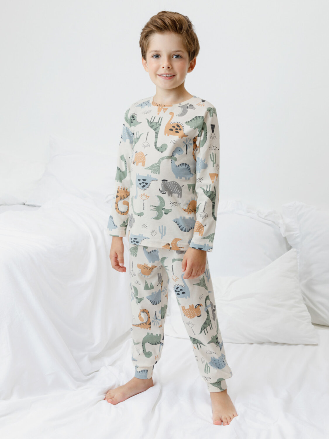 CROCKID Пижама 605356 К 1561 молочный