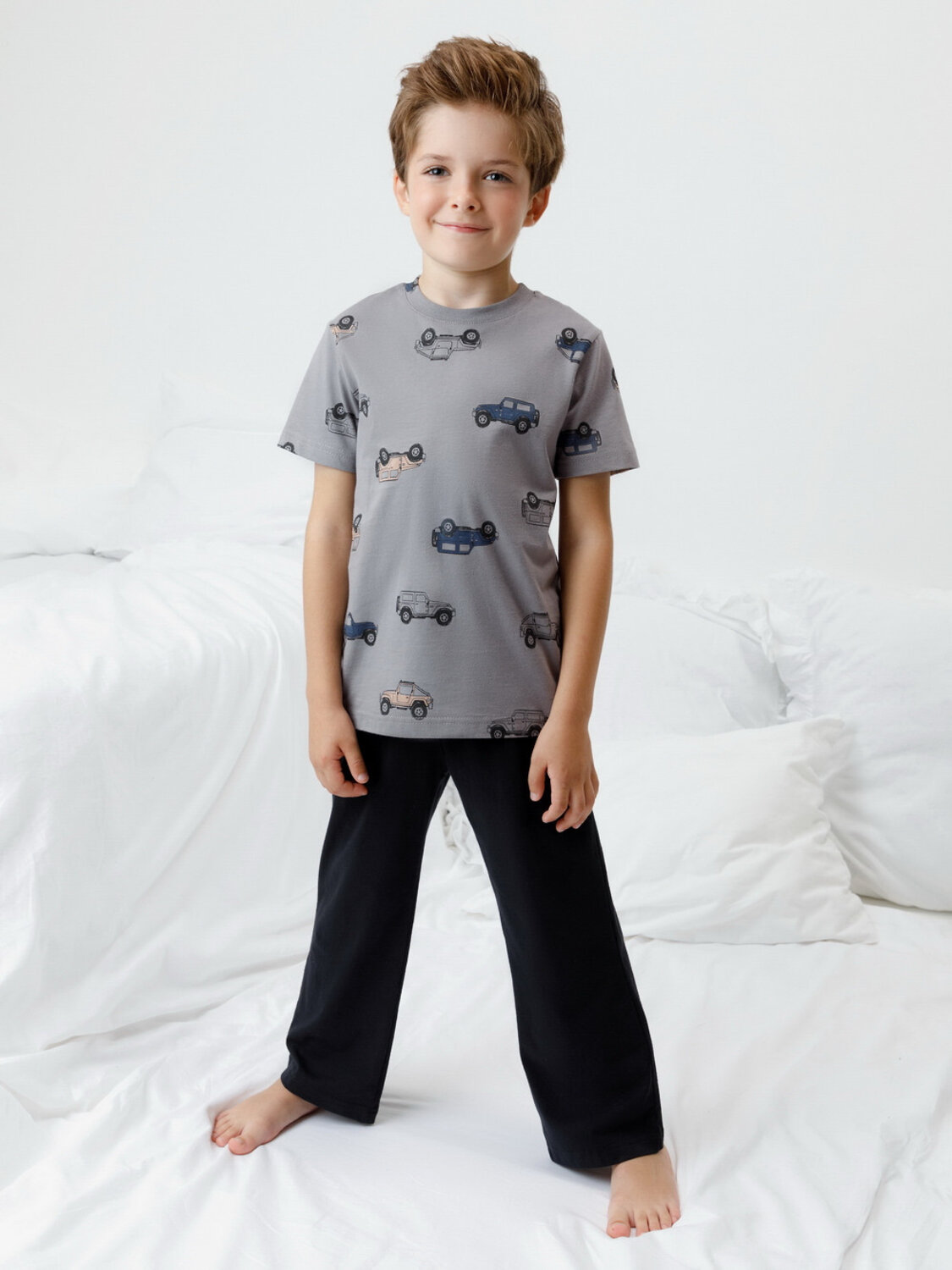 CROCKID Пижама 605369 К 1599 серый