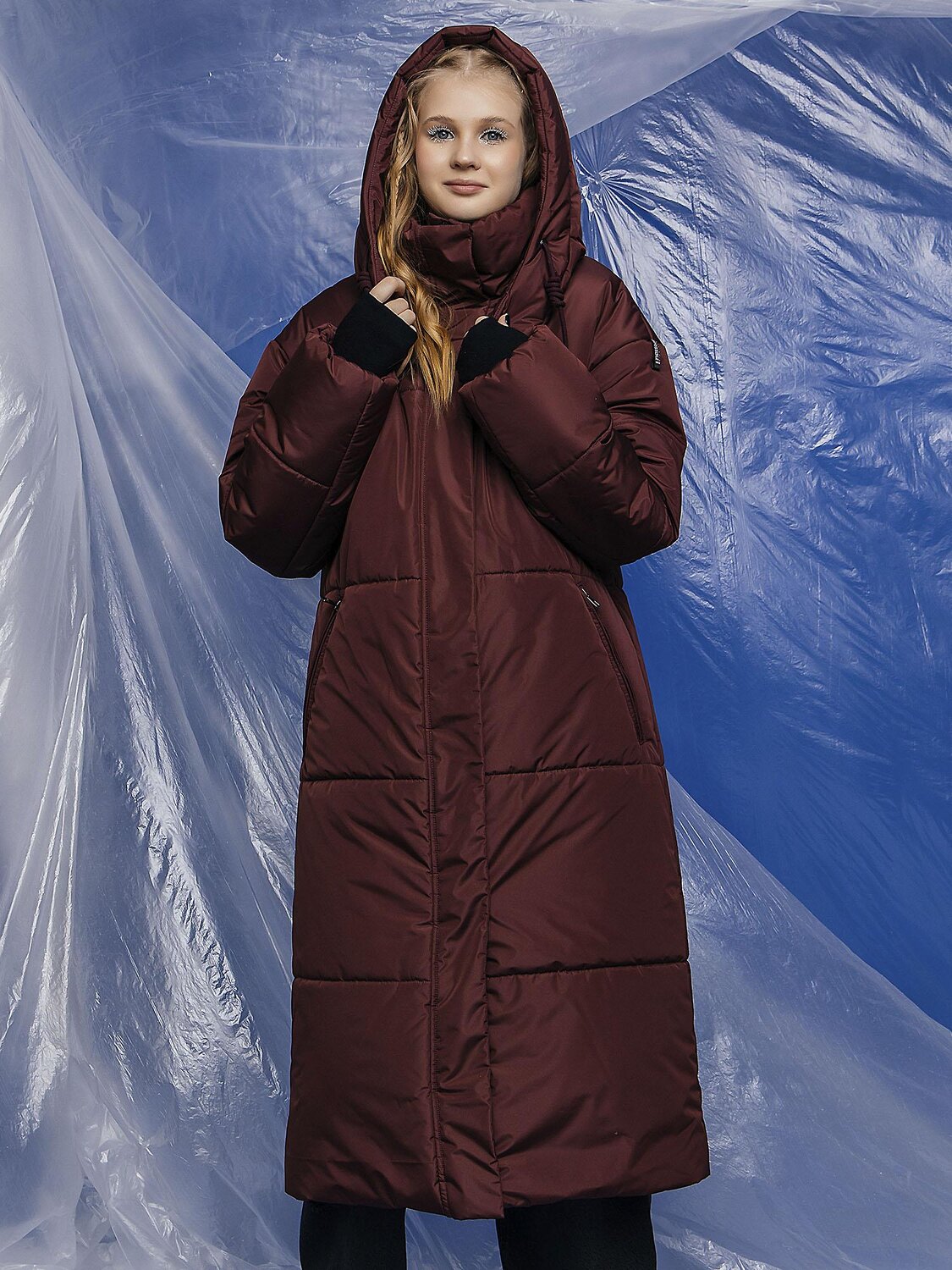 BATIK Пальто 605575 0333-27з-1 Бордо шато