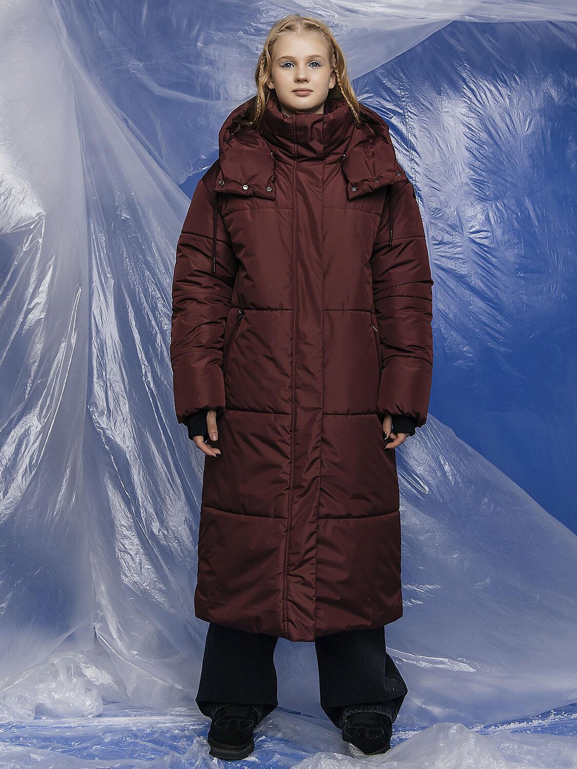 BATIK Пальто 605575 0333-27з-1 Бордо шато