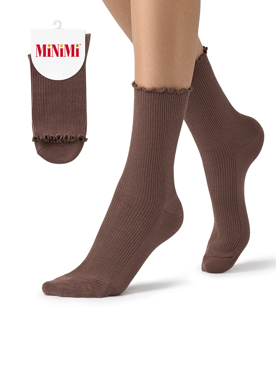 Minimi Носки 605667 MINI TREND 4220 Cappuccino (Коричневый)
