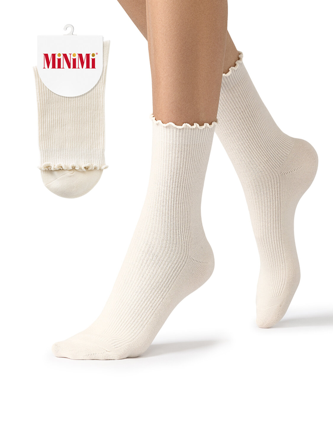 Minimi Носки 605674 MINI TREND 4220 Avorio (Молочный)