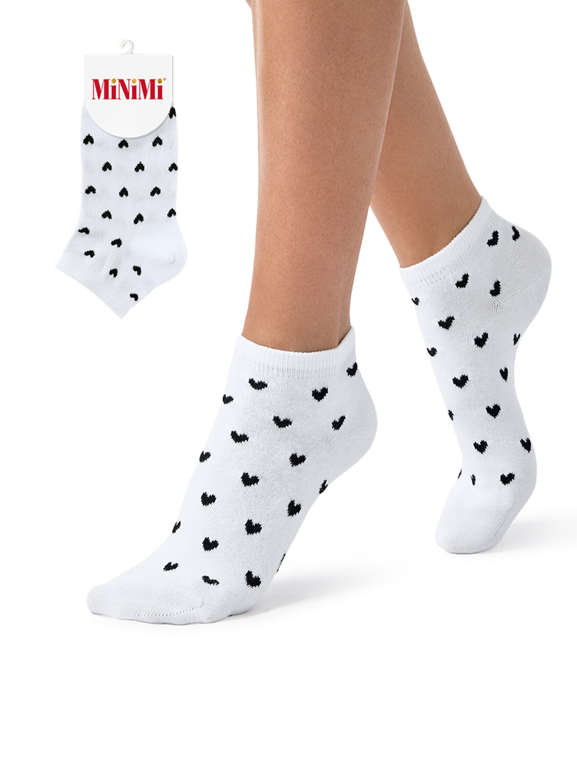 Minimi Носки 605676 MINI TREND 4221 Bianco/Nero (Белый)