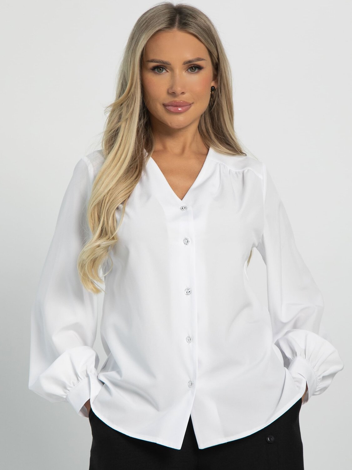 LT Collection Блуза 605715 Б16246-16М Белый