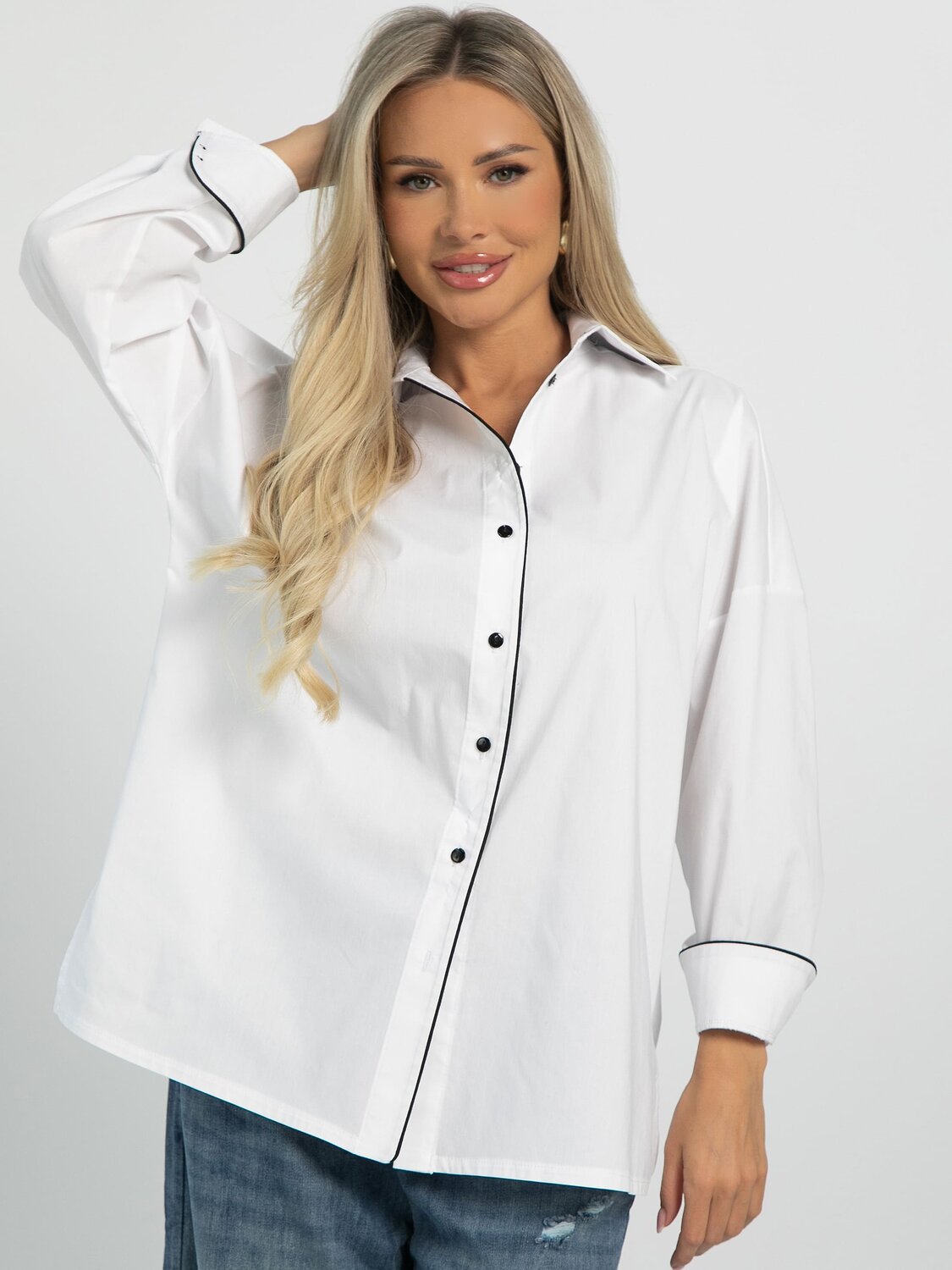 LT Collection Рубашка 605720 Б16253-1М Белый