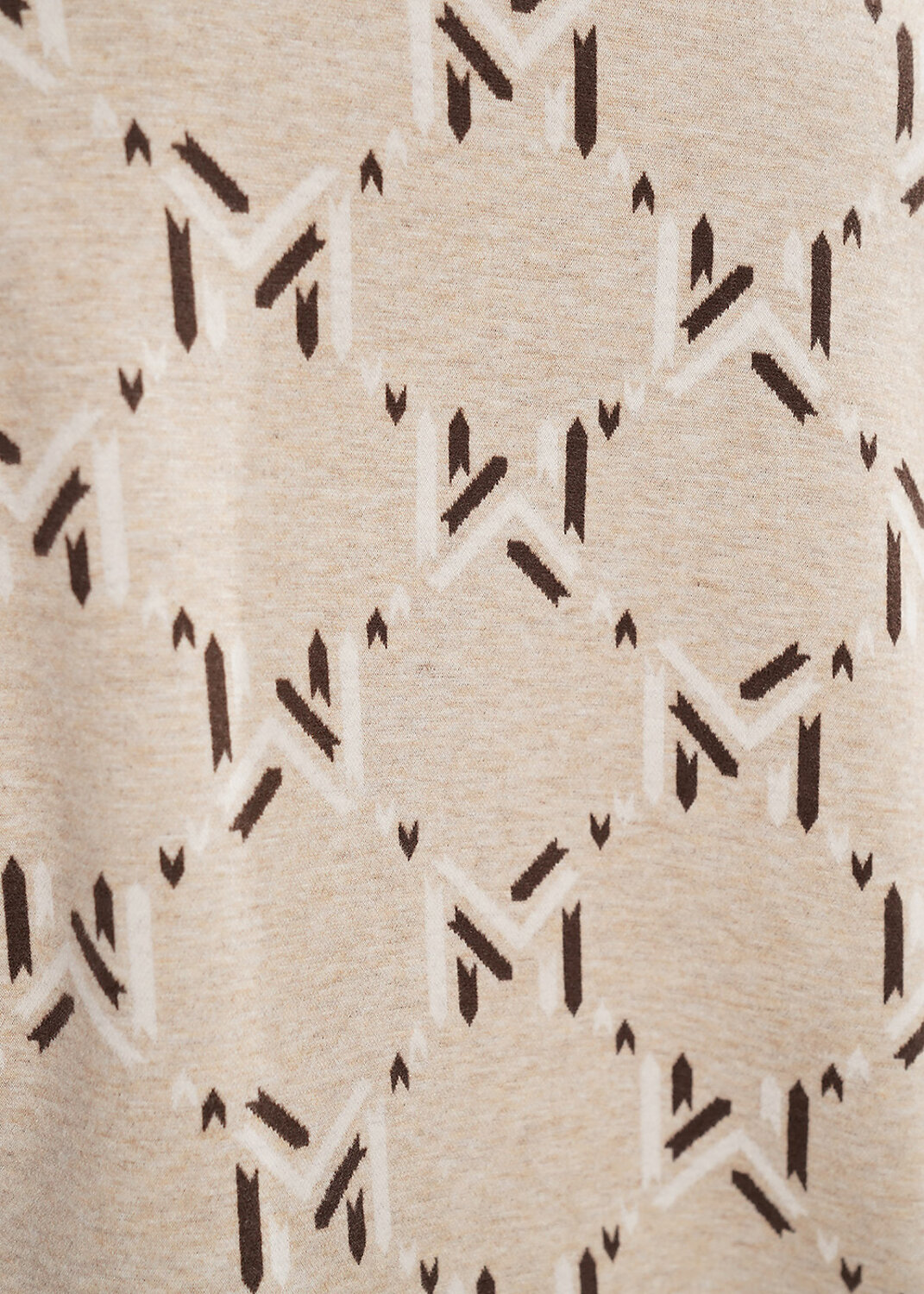 CLEVER Джемпер 605986 167355/224дож меланж бежевый/т.коричневый