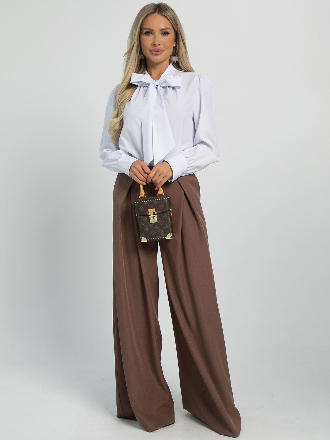 LT Collection Блуза 606107 Б16243-16М Белый
