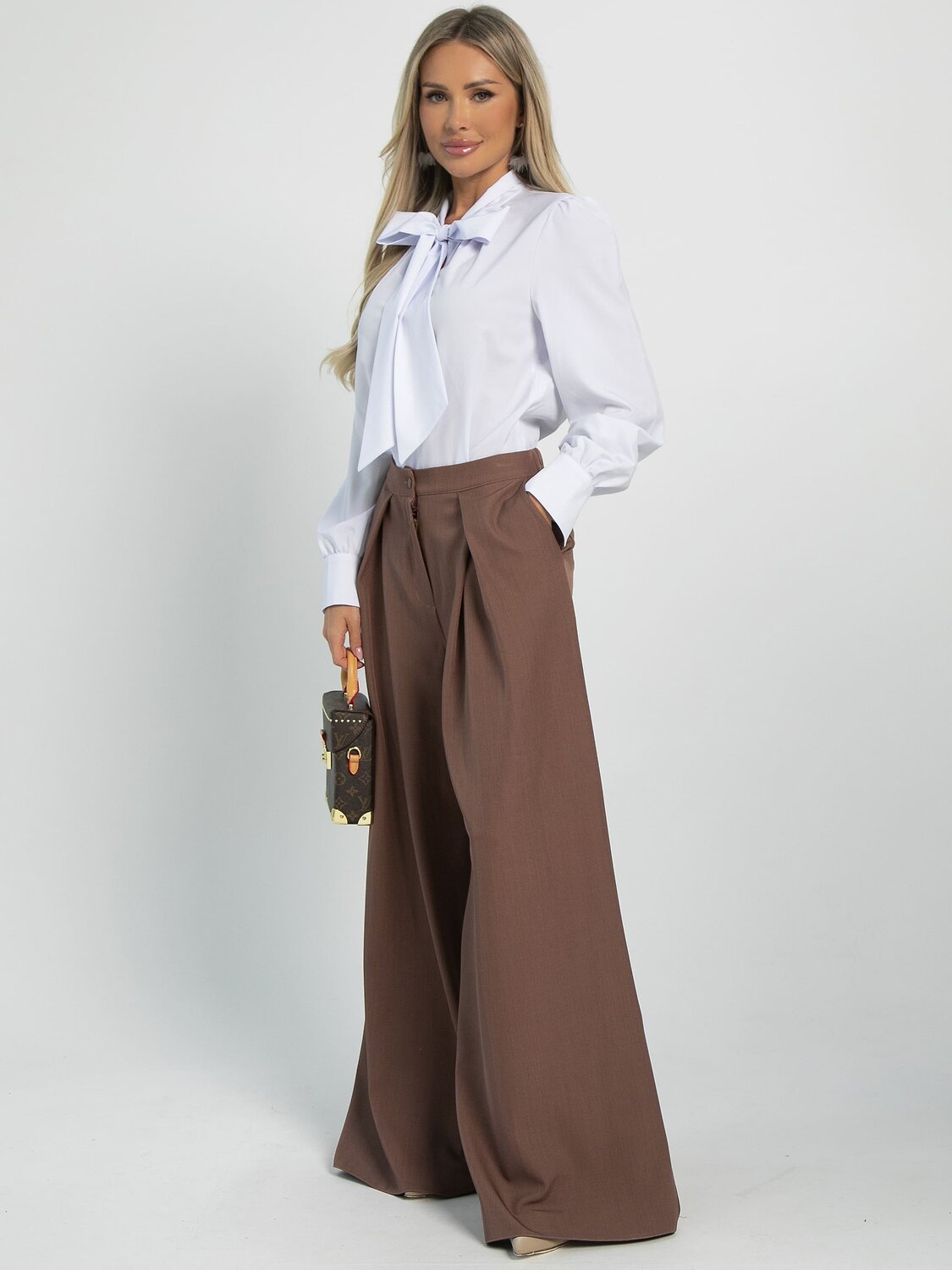 LT Collection Блуза 606107 Б16243-16М Белый