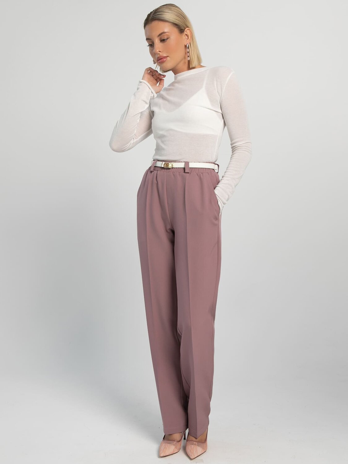 LT Collection Брюки 606108 Б16250-19М Лиловый