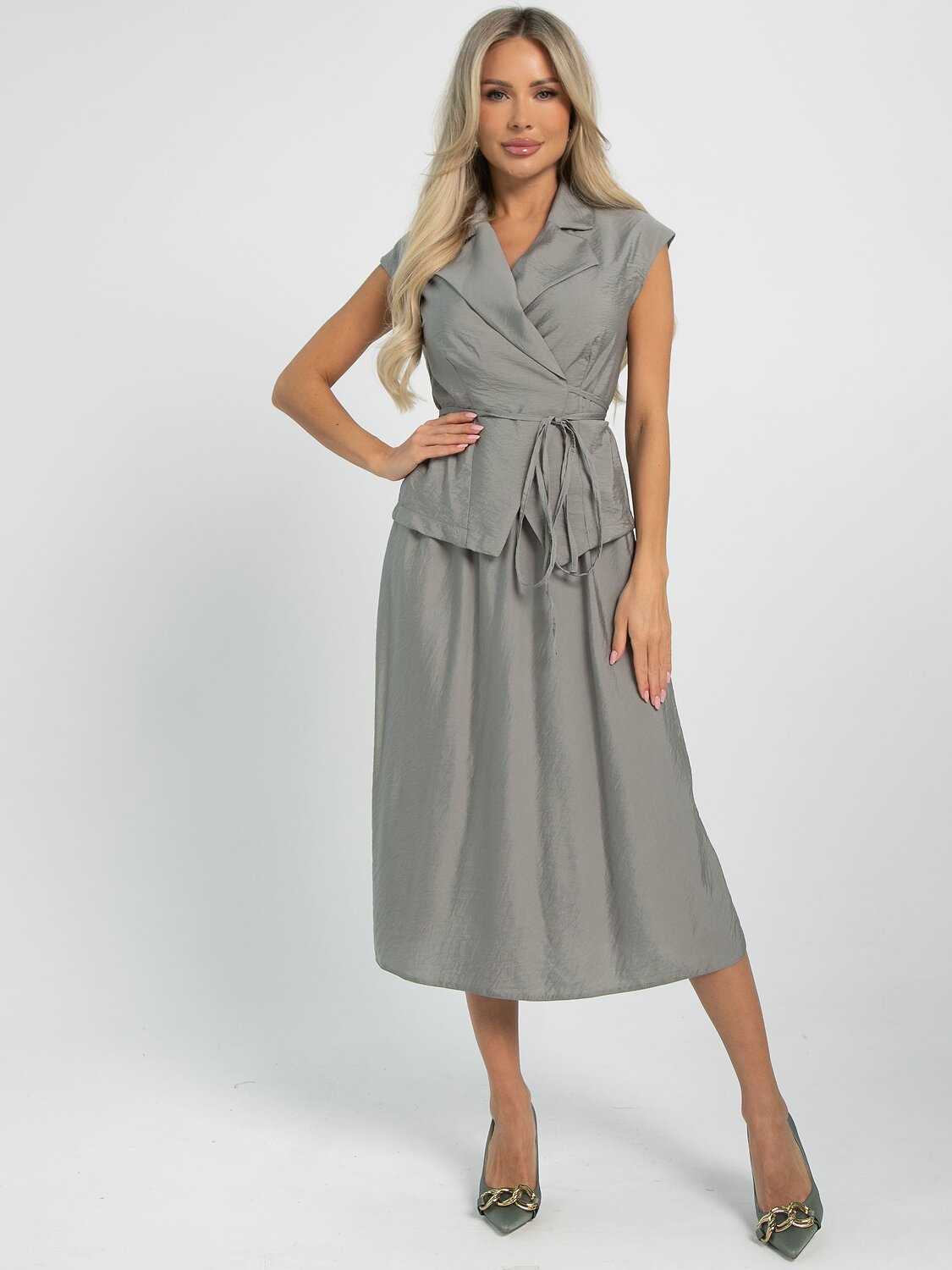 LT Collection Костюм 606112 К16267-10М Серый